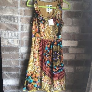 NWT Silk Print Dress from Anthropologie